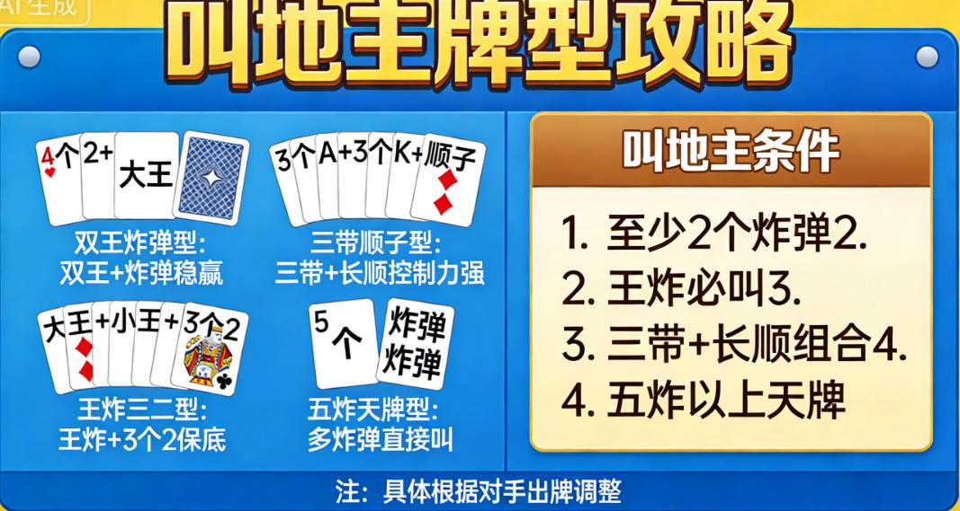 “你觉得什么牌才配叫地主？